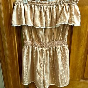 Beige Romper